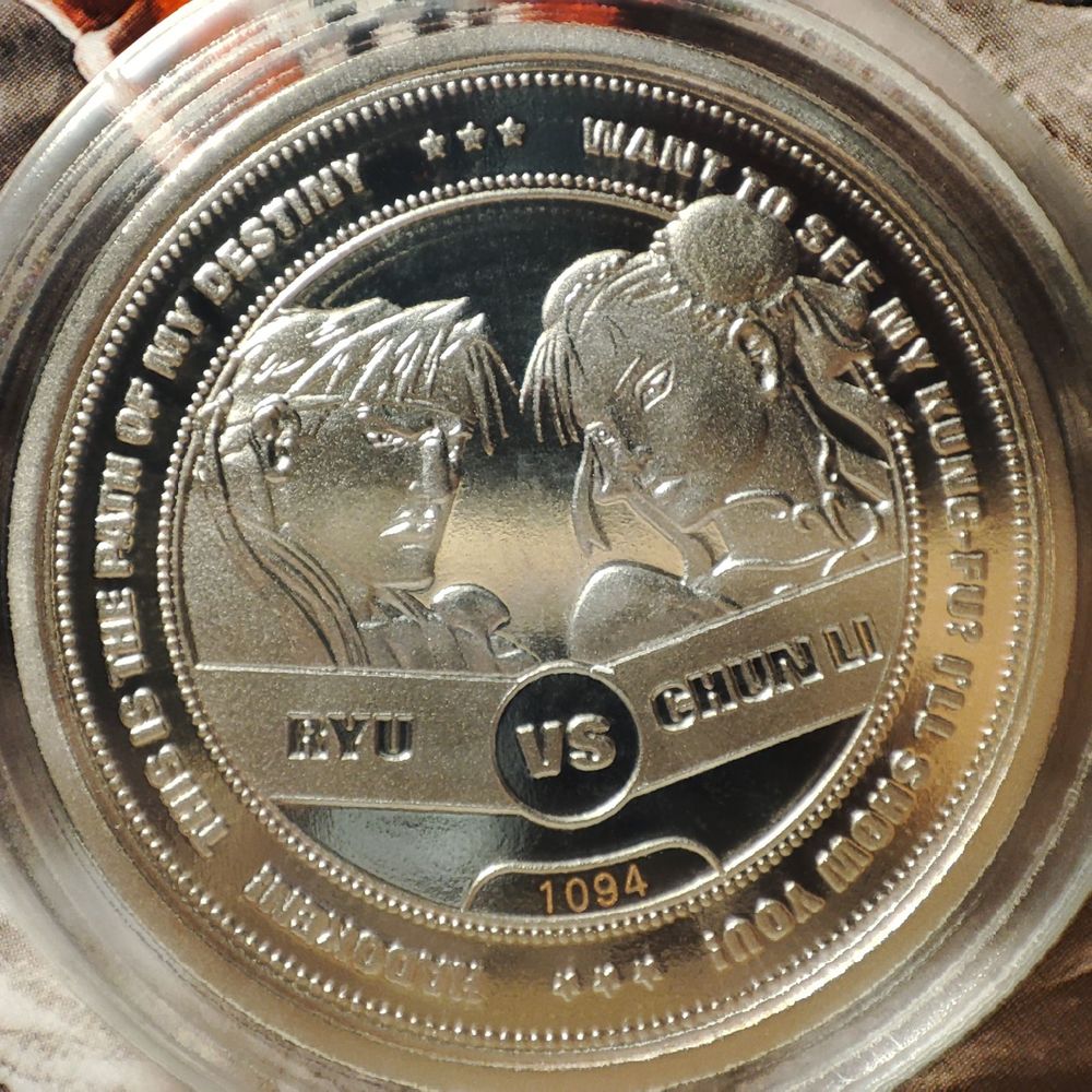 Street Fighter 30th Anniversary Limited Edition Coin Official Capcom Collectible